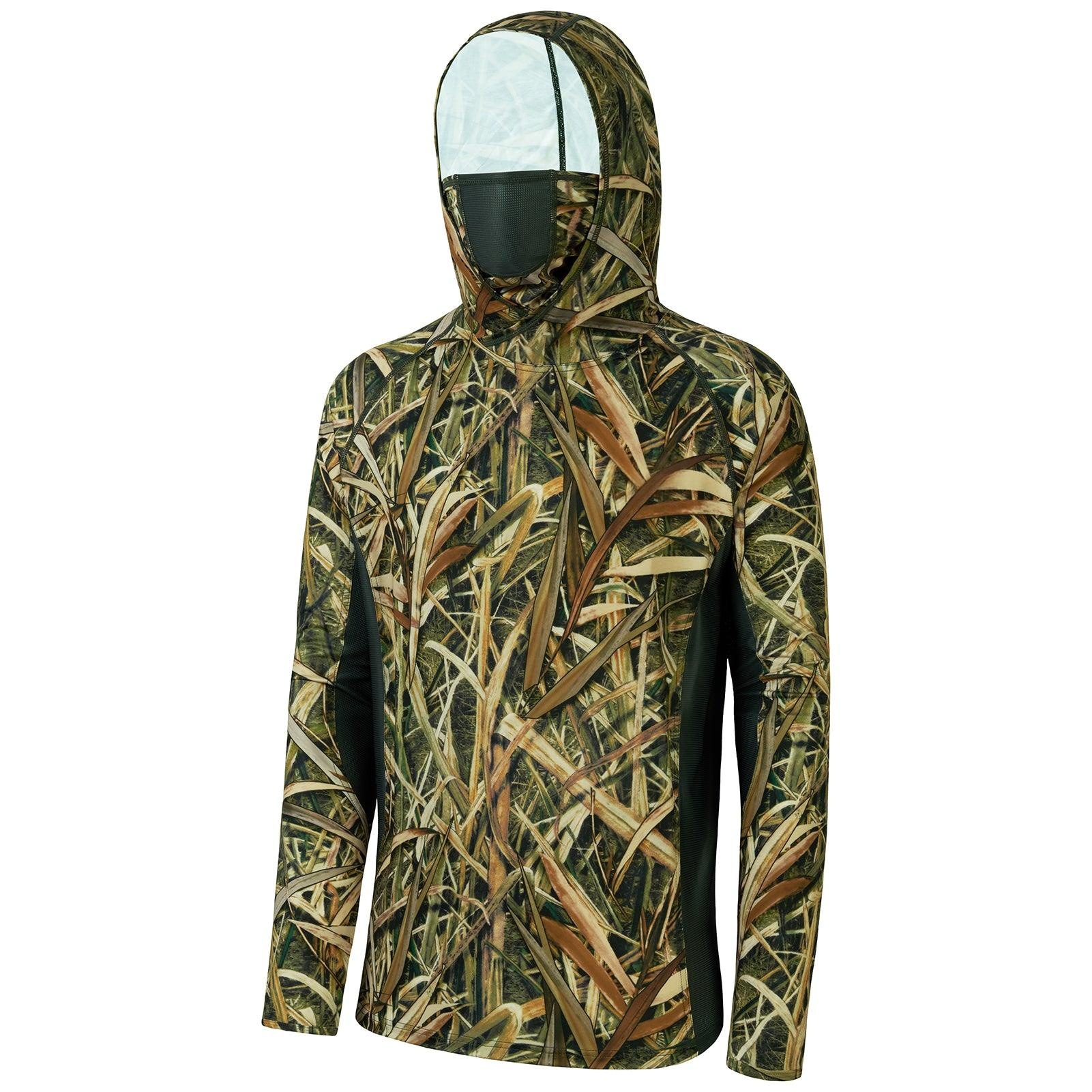 Outdoor Men 3D Leaf Camo Print - Fishing Mask Sun Protection review and price