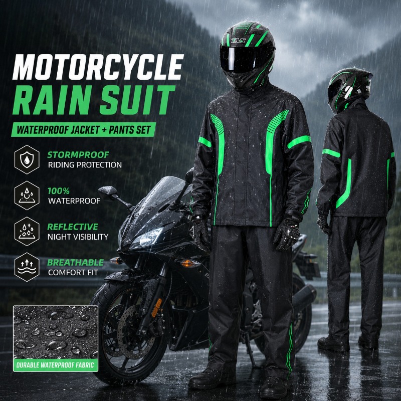 Motorcycle Rain Suit Waterproo - Fishing Rain Suit review and price